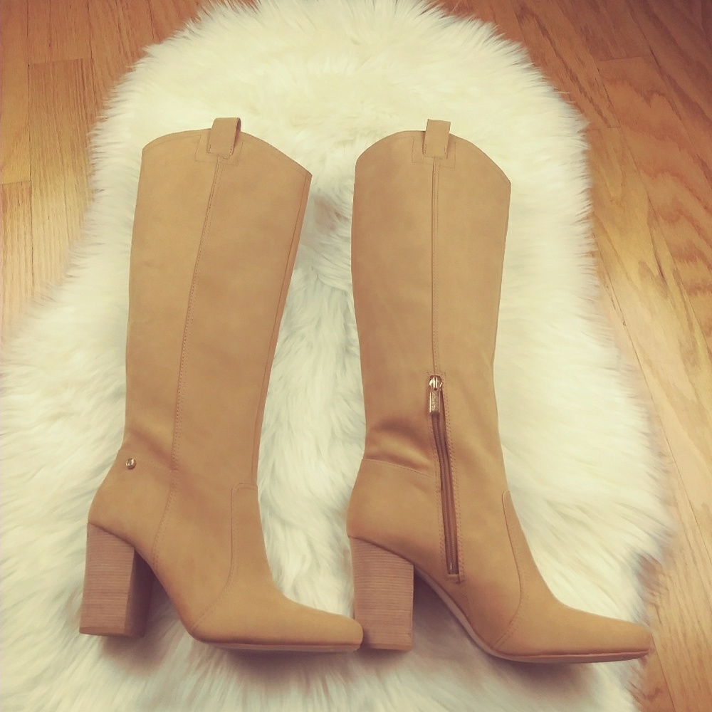 Louise et Cie tan tall boots